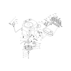 OM 86R/12.5 KM - 2024 - Oleo-Mac Ride On Mower Engine Diagram