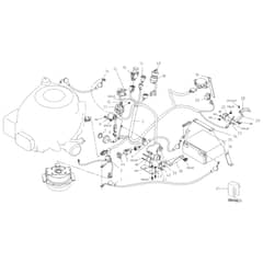 OM 86R/14.5 KM - 2025 - Oleo-Mac Ride On Mower Electrical Parts Diagram