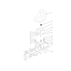 OM 92/16KH EXCLUSIVE (K1600AVD) - 2024 - Oleo-Mac Ride On Mower Hood (1/2) Diagram