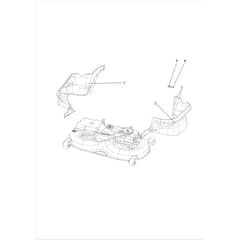 OM 92/16KH EXCLUSIVE (K1600AVD) - 2024 - Oleo-Mac Ride On Mower Mowing deck (2/2) Diagram