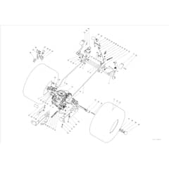 OM 92/16KH EXCLUSIVE (K1600AVD) - 2024 - Oleo-Mac Ride On Mower Transmission Diagram