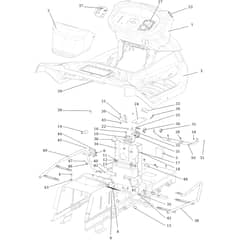 OM 92/16KH (K1600AVD) - 2020 - Oleo-Mac Ride On Mower Dashboard Diagram