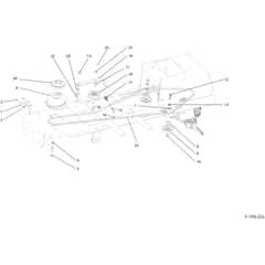 OM 92/16KH (K1600AVD) - 2023 - Oleo-Mac Ride On Mower Clutch pulley Diagram
