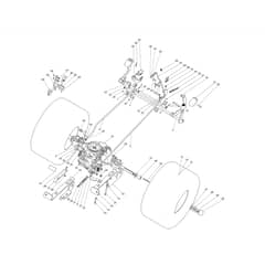 OM 92/16KH (K1600AVD) - 2024 - Oleo-Mac Ride On Mower Transmission Diagram
