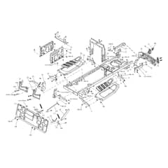 OM 92R/19 K V - 2025 - Oleo-Mac Ride On Mower Frame Diagram
