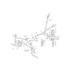 OM 94/16 K - 2023 - Oleo-Mac Ride On Mower Steering arm Diagram