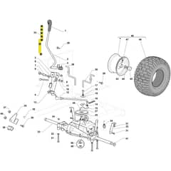 OM 98L/12.5 K M - 2023 - Oleo-Mac Ride On Mower Transmission Diagram