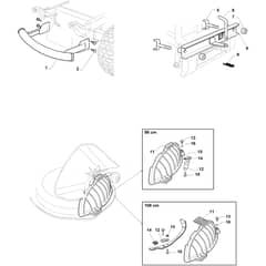 OM 98L/14.5 K H - 2020 - Oleo-Mac Ride On Mower Optional on request Diagram