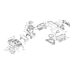 OM 99L/12.5 K M - 2025 - Oleo-Mac Ride On Mower Body Diagram