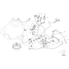 OM 99L/14.5 K M - 2025 - Oleo-Mac Ride On Mower Electrical Parts Diagram
