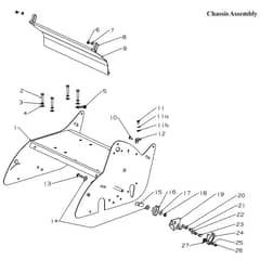 Masport OPC 400 - 019057 - Apr 2011 7421017 - Chassis Assembly