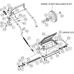 Billy Goat OS552H - OS552H Power Rake and Overseeder Main Diagram