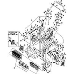 Billy Goat OS552H - OS552H Power Rake and Overseeder Main (5) Diagram