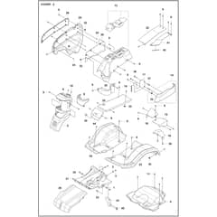 Husqvarna P524X - 970601501 - Cover 02