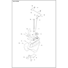 Husqvarna P524X EFI - 970601601 - Fuel System