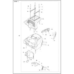 Husqvarna P524X EFI - 970601601 - Cover 01