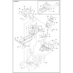 Husqvarna P524X EFI - 970601601 - Chassis 01