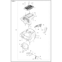 Husqvarna P524XR EFI - 970601701 - Cover 01