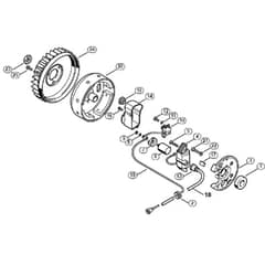 Genuine Stihl P835 / D - Ignition system  3 40 639 124
