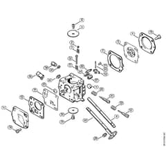 Genuine Stihl P835 / J - Carburetor HS-271