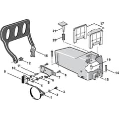 P 390 - 2004 - 122716007 - Stiga Chainsaw Crankcase Diagram