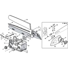P 390 - 2004 - 122716007 - Stiga Chainsaw Crankcase-Trim Group Diagram