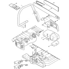 P 500 20 - 2003 - 125020003 - Stiga Chainsaw Housing Diagram
