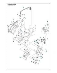 Husqvarna P 520D WITH CABIN - Steering Column 2