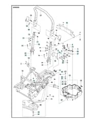 Husqvarna P 520DX - Chassis & Frame