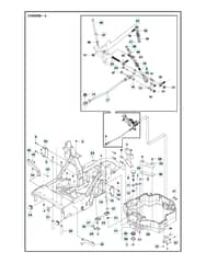 Husqvarna P 524 - Chassis & Frame 2