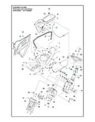 Husqvarna P 525D - Steering Column