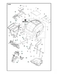 Husqvarna P 525DX - Cover