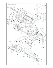 Husqvarna P 525DX - Pedals
