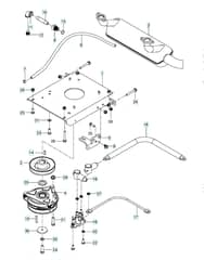 Husqvarna P-Zt26 Bf - Engine Plate