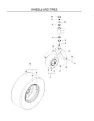 Husqvarna P-Zt5224 Fs - Wheels & Tyres