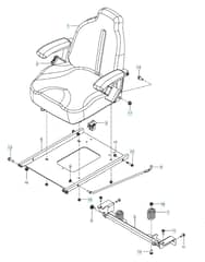 Husqvarna P-Zt 48 - Seat
