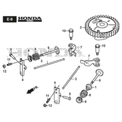 PAN 504 TR-H - 2019-2020 - 295505033/19 - Castel Garden Rotary Mower Camshaft Diagram