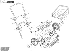 Qualcast Panther 300 - F016L80721 - Main Assembly