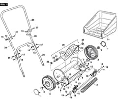 Qualcast Panther 380 - F016L80722 - Main Assembly