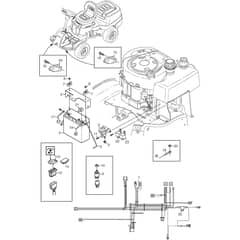 PARK 120 - 2016-2022 - 2F5820241/S16 - Stiga Front Mower Electrical Parts Diagram