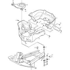 PARK 120 - 2016-2022 - 2F5820241/S16 - Stiga Front Mower Frame Diagram