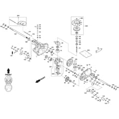 PARK 120 - 2016-2022 - 2F5820241/S16 - Stiga Front Mower Transmission Unit Diagram
