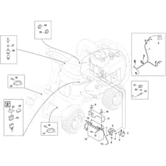 PARK 120 - 2020-2022 - 2F5820241/ST1P - Stiga Front Mower Electrical Parts Diagram