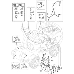 PARK 220 - 2018 - 2F5820321/STX - Stiga Front Mower Electric Parts Diagram