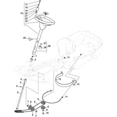 PARK 220 - 2018 - 2F5820321/STX - Stiga Front Mower Steering Diagram