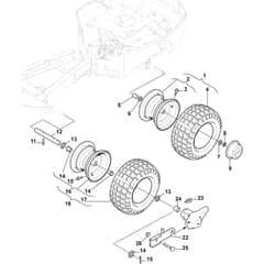 PARK 220 - 2018 - 2F5820321/STX - Stiga Front Mower Wheel Diagram