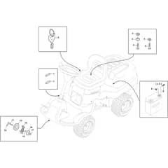 PARK 300 - 2020-2024 - 2F5820421/ST2P - Stiga Front Mower Assembly Parts Diagram