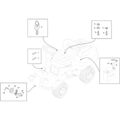 PARK 300 LC - 2025-2026 - 2F5820245/ST1 - Stiga Front Mower Assembly Parts Diagram