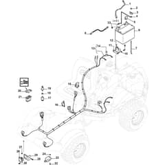 PARK 320 - 2016-2019 - 2F6120511/S16 - Stiga Front Mower Electric Parts Diagram