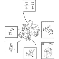 PARK 320 M - 2015 - 2F6120520/S15 - Stiga Front Mower Assembly Parts Diagram